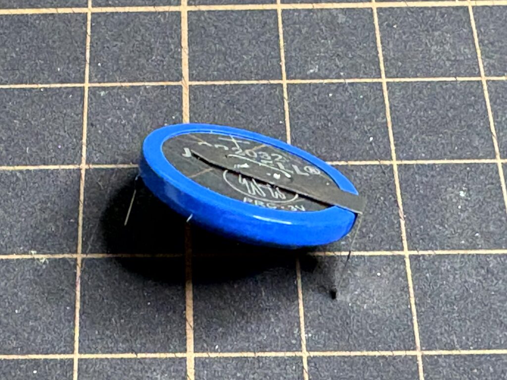 ボタン電池CR2032タブ付き