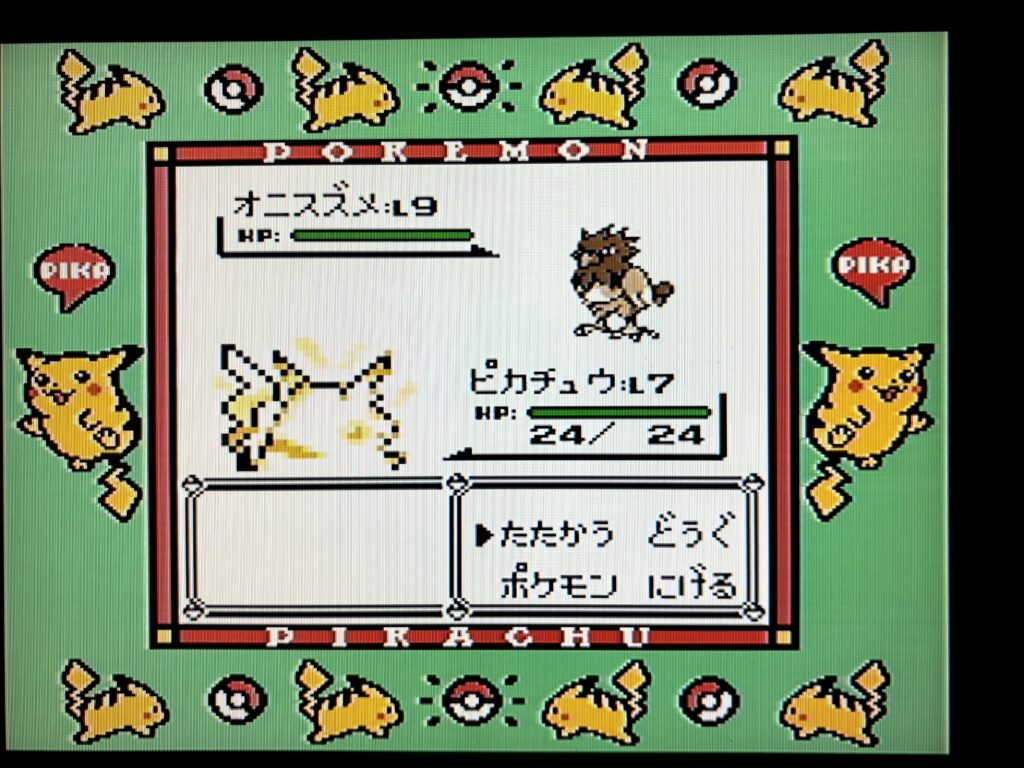 ポケットモンスターピカチュウバージョン
ピカチュウｖｓオニスズメ