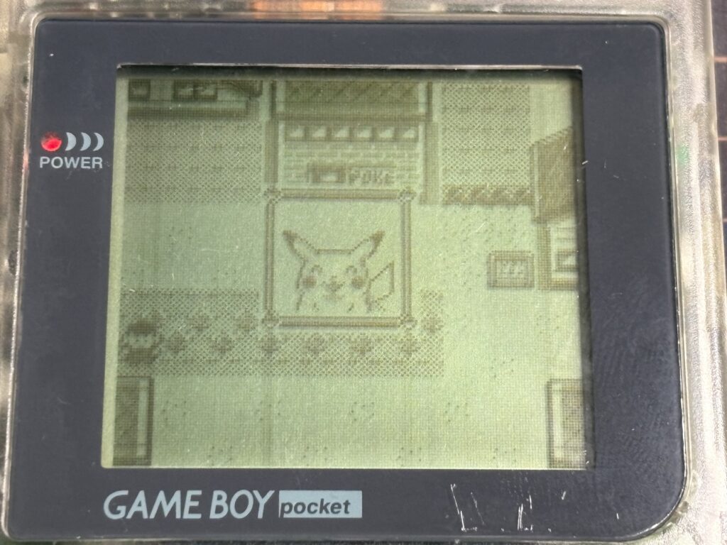 ピカチュウバージョンプレイ風景。